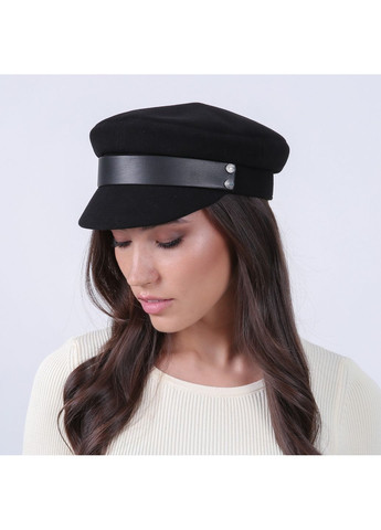 Кепка картуз женская кашемир черная МАРГО LuckyLOOK 920-262 (361158449)