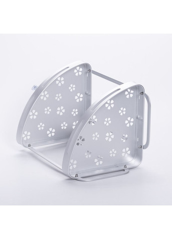 Алюминиевая угловая полка для ванной двухъярусная универсальная HP-46-3 Yiwu (370707837)