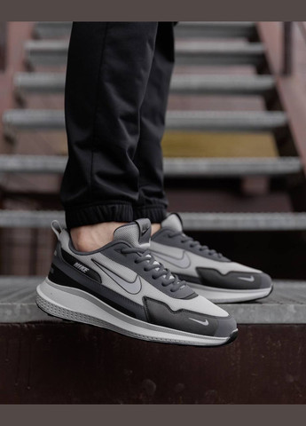 Сірі Осінні кросівки чоловічі No Brand