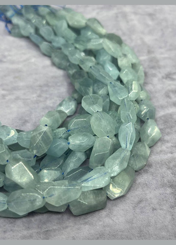 Аквамарин на нити без замка 40 см No Brand (313453569)