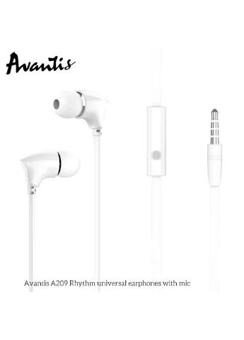Наушники с микрофоном A209- белый Avantis (388967374)