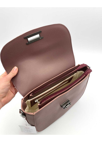 Сумка жіноча Стефі лілова з екошкіри молодіжна сумка з плечовим ременем для повсякденного використання ProDobro (367266296)