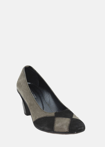 ROSS Туфлі RS0210 Сірий-Чорний сірий з натуральний нубук, італія — демісезон (294652756)