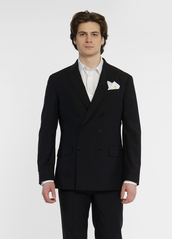 Черный демисезонный костюм мужской черный Arber LONDON NEW/MARCO