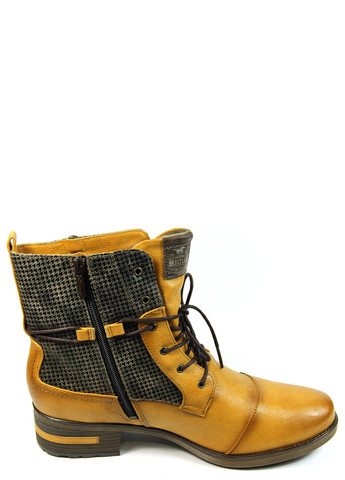 Осенние женские ботинки берцы Mustang тканевые, из искусственной кожи