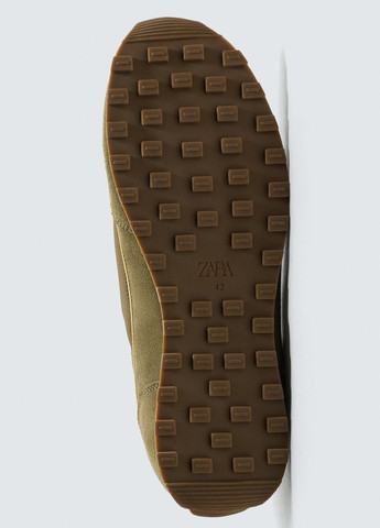 Оливковые (хаки) демисезонные кроссовки Zara