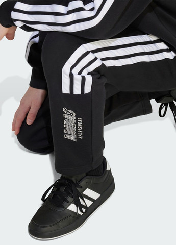 Черные спортивные демисезонные брюки adidas