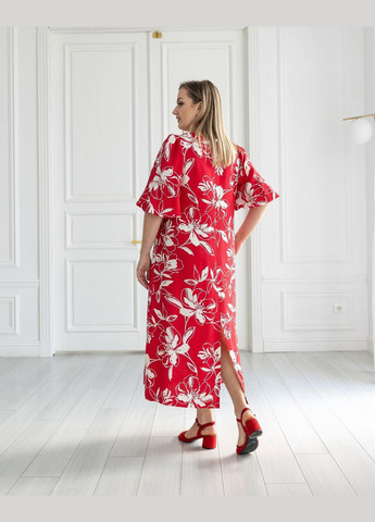 Красное повседневный платье синди 50 красный 0462 Vlavi