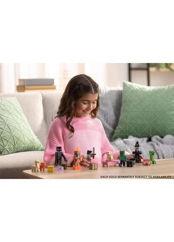 Фігурка Майнкрафт Крипер з ТНТ Minecraft Creeper TNT JCN29 Mattel (372012103)