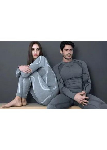 Мужская термофутболка с длинным рукавом Ergowool,, Iron/Black Accapi (334671604)