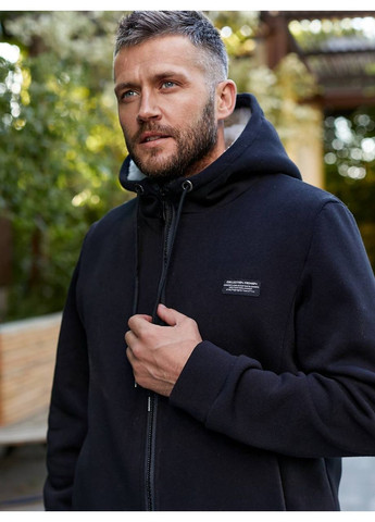 Мужской теплый спортивный костюм цвет черный New Trend (304649746)