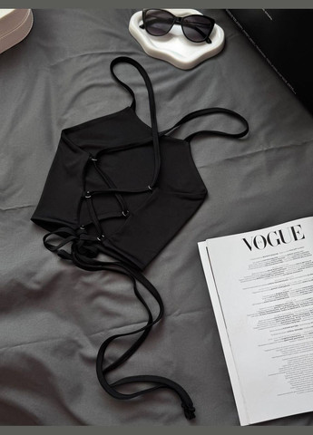 Жіночий чорний топ-корсет No Brand (336544625)