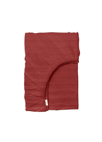 Подростковая постель сатин с простыней на резинке BURGUNDY CS1 160х220 см Cosas (307477265)