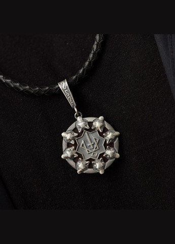 Срібний кулон Оберіг Руевіт з деревом 153 Oniks (264644263)