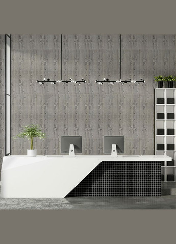 Самоклеюча декоративна 3D панель 700x700x4мм Графітове дерево (079) SW-00000558 Sticker Wall (327089410)