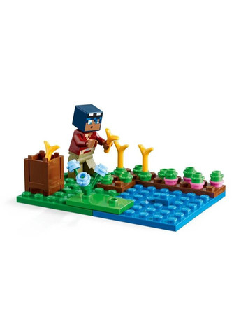 Конструктор Minecraft Будинок у формі жаби 400 деталей (21256) Lego (281425579)