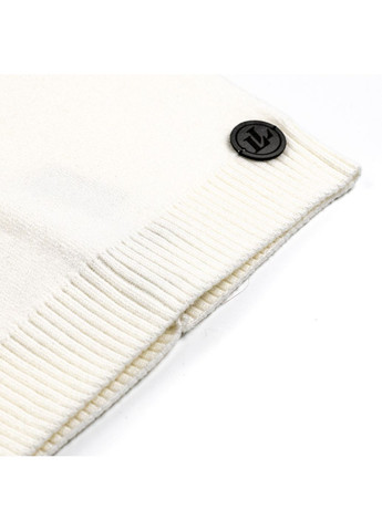 Шапка біні жіноча віскоза біла LUMINA LuckyLOOK 573-987 (322792882)