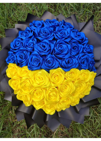 Букет з атласних стрічок No Brand (368672305)