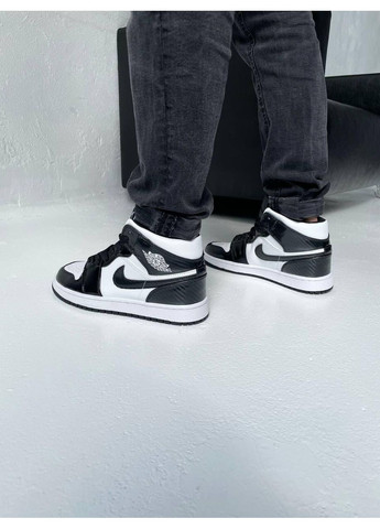 Білі Осінні кросівки чоловічі nike air jordan 1 retro high carbone fiber найк аір джордан No Brand