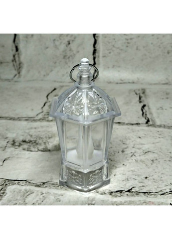 Ліхтарик LED свічка електронна з підвіскою 9х4,3х4,3 см Прозорий No Brand (364688271)