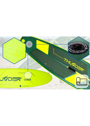 Надувная SUP доска Cyber 320 см с веслом Thunder (285696228)