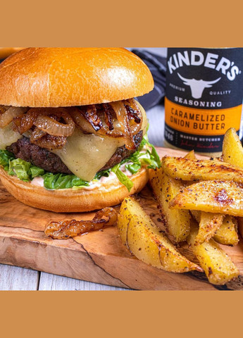 Приправа Caramelized Onion Butter Seasoning для м'яса та риби 255 г Kinder's (313293960)