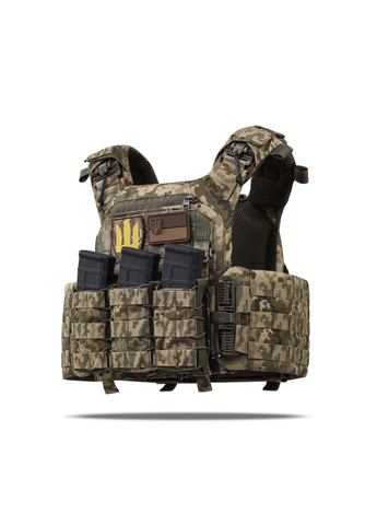 Бронежилет 3 уровня NIJ (PRO). Вес 3.5 кг. Полиэтиленовые плиты PGD-LW+ SAPI 1.5 кг. Пиксель (мм-14) Ukrarmor (333721887)