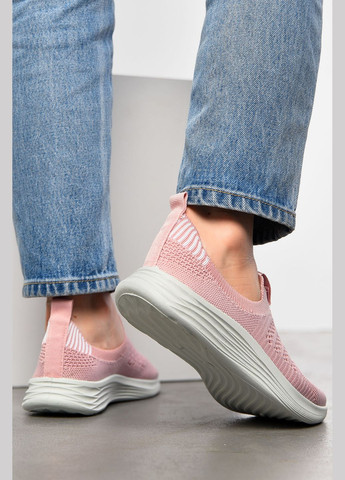 Кроссовки женские розового цвета текстиль Let's Shop розовые лето (319338645)