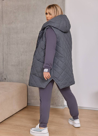 Костюм трійка: джогери, світшот та стильний подовжений жилет Tik-Tak (341736260)