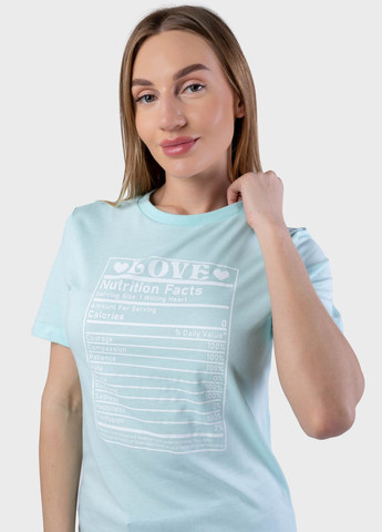 Футболка женская Fashion ментолова 103794 Power - (325676828)