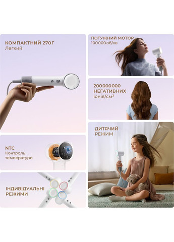Фен Hair MINI White (AHG11AW) Dreame (358885152)