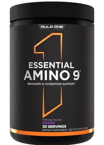 Комплекс аминокислот Essential Amino 9 345 г, Grape Rule One (308976607)