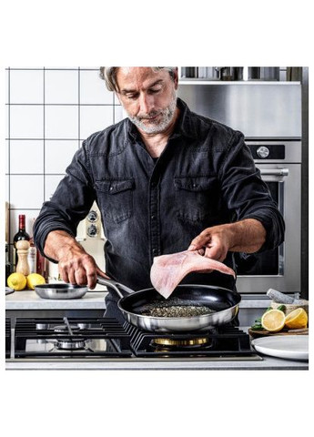 Сковорода MSS 24 см с керамическим покрытием (CC004949-001) KitchenAid MSS 24 см з керамічним покриттям (370016524)