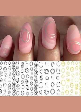 Лента гибкая для ногтей черная F550 No Brand (296664407)