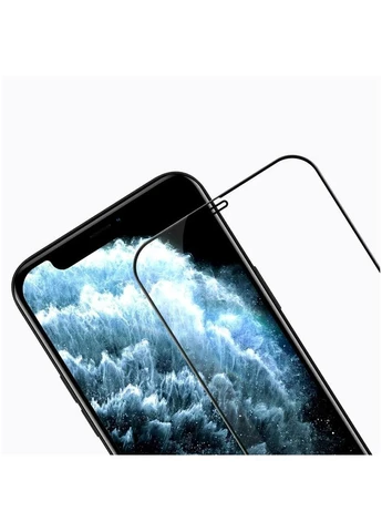 Захисне скло 5D ударостійке для iPhone 12/12 Pro чорне Kassell (379600156)
