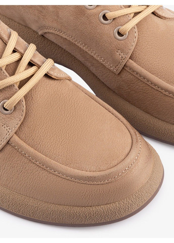 Renzoni Женские туфли на низком ходу 1101444 бежевый з натуральный нубук, — демисезон (349444301)