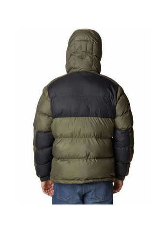 Зелена пуховик чоловічий pike lake ii hooded jacket stone green wm0326-397 Columbia