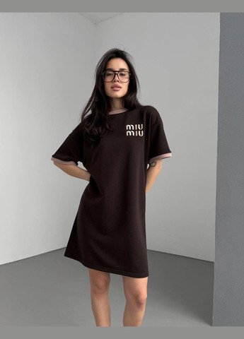 Чорна сукня-футболка No Brand