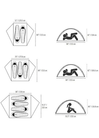 Палатка Meteor 3 OliveDesert Sierra Designs (316533550)