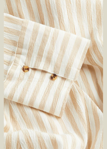 Білий кежуал плаття, сукня H&M в смужку