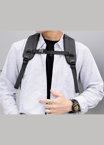 Великий текстильний чорний рюкзак RoyalBag ANT02-2021-2A (282823850)