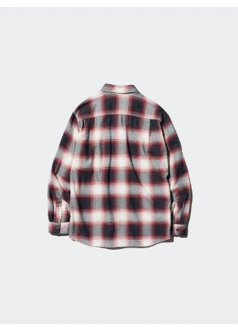 Фланелева сорочка 478928.40 16red Uniqlo (365877685)