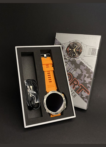 Умные часы Combat Silver Orange электронный спортивный, сasual Modfit (341675515)