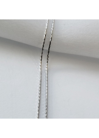 Срібний Ланцюжок круглий Снейк із насічками 38 см срібло 925 проби Родоване 1.90г 871р2/38 No Brand (331148503)