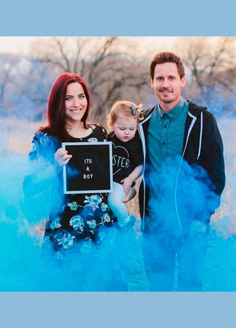 Кольоровий дим Gender Party 60 сек для визначення статі дитини Гендер Паті Maxsem Boy 60 сек, Рожевий+Блакитний, густий No Brand (327368292)