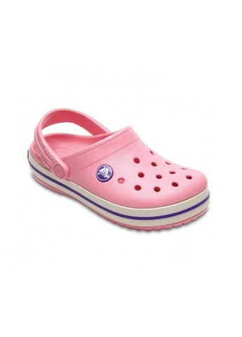 Розовые кроксы kids crocband clog peony pink j1-32.5-20.5 см 204537 Crocs
