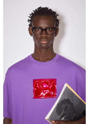Фиолетовая футболка Acne Studios