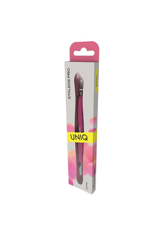 Лопатка манікюрна з силіконовою ручкою 10 TYPE 5 (пушер округлий вузький + лопать широка пряма) UNIQ (361030625)
