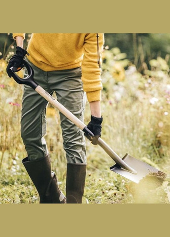Лопата з дерев'яною ручкою Solid 1066722 Fiskars (316626679)