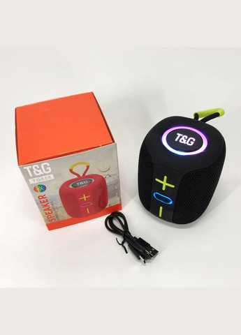 Портативна Bluetooth колонка TG658 8W з RGB підсвічуванням, Бездротова колонка потужна. Колір: чорний No Brand (359475302)